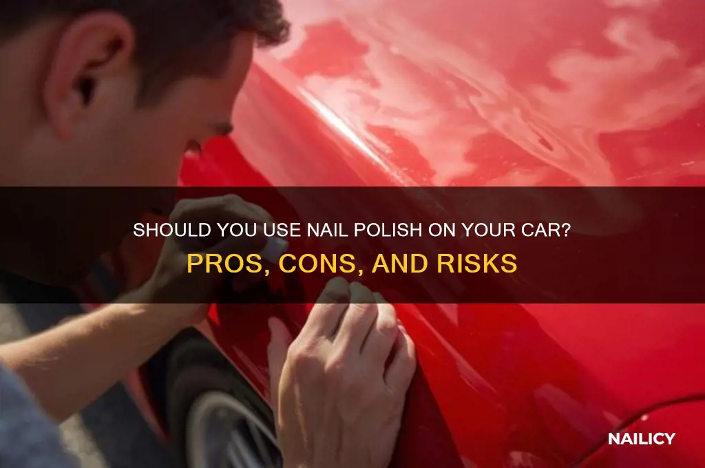 should i use nail polish on my xar