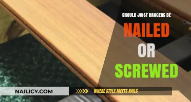Nails vs. Screws for Joist Hangers: Which is Better?