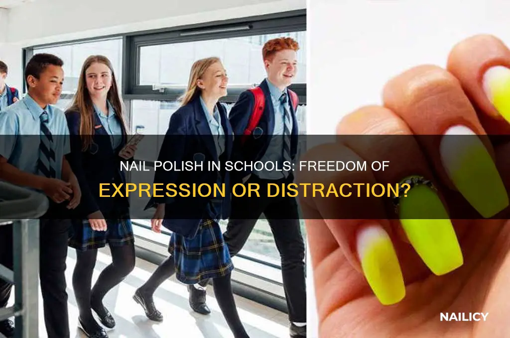 should nail polish be allowed in school