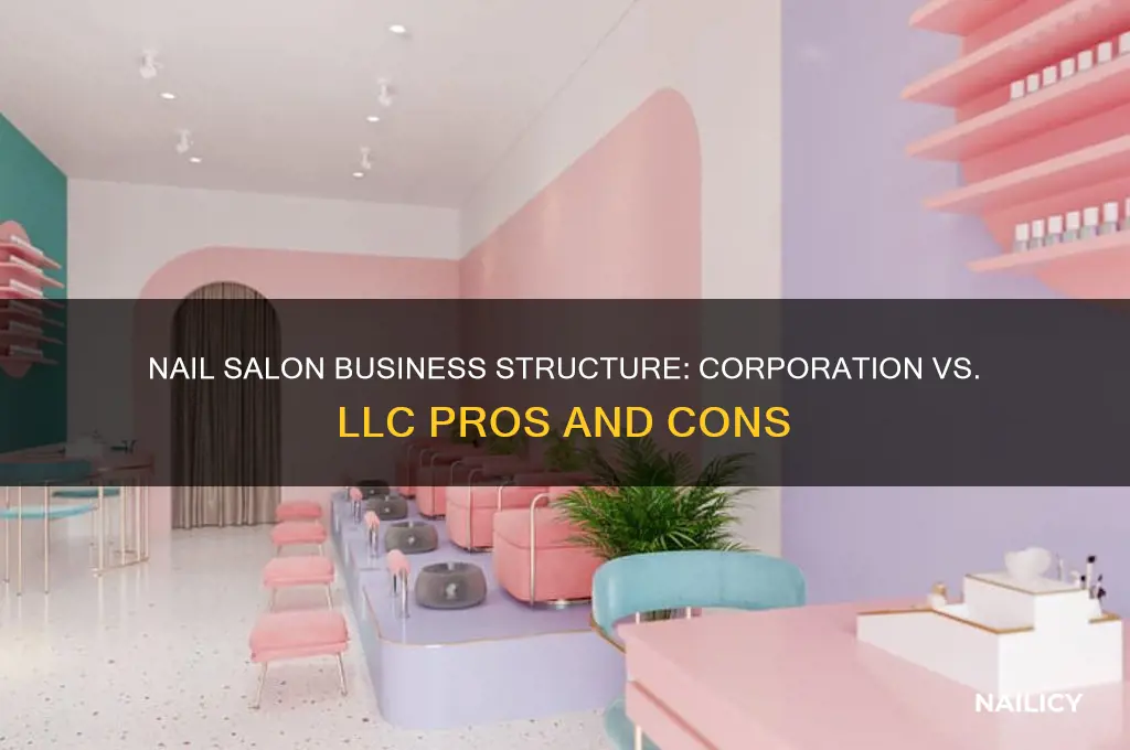 should nail salon be corporation or llc