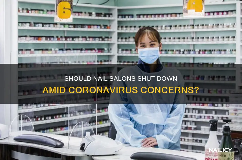 should nail salons close for coronavirus
