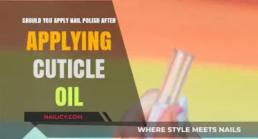 Nail Polish After Cuticle Oil: Timing Tips for Healthy Nails