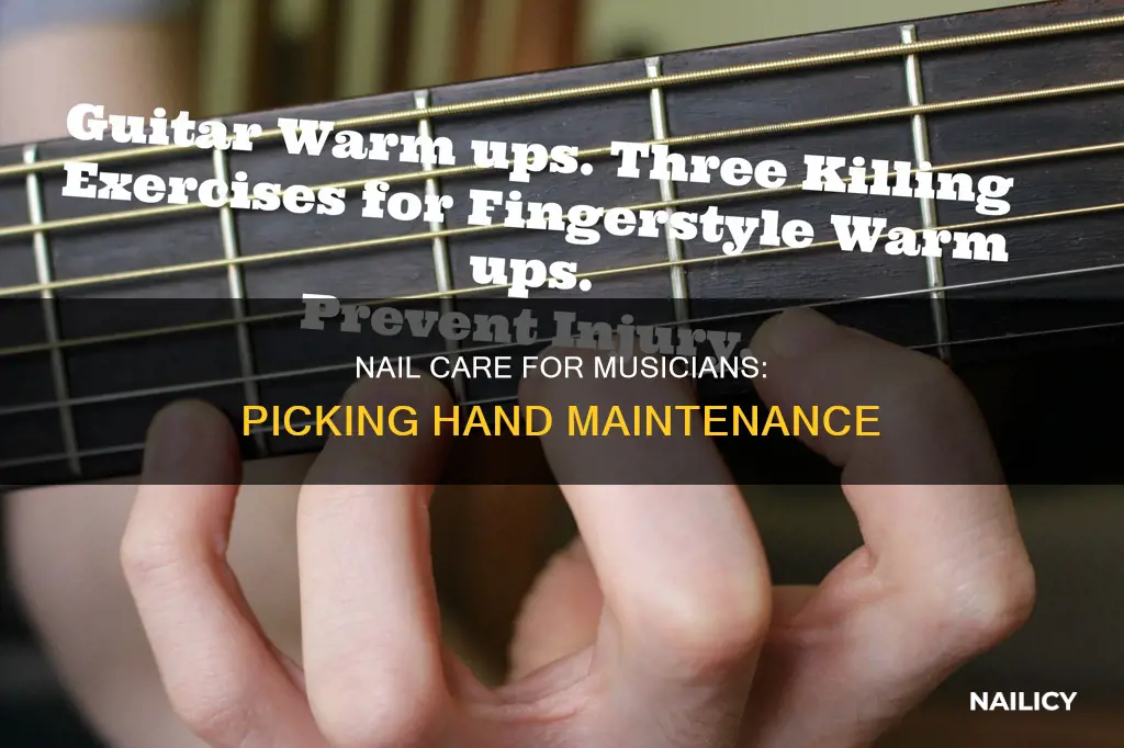 should you cut the nails on your finger picking hand
