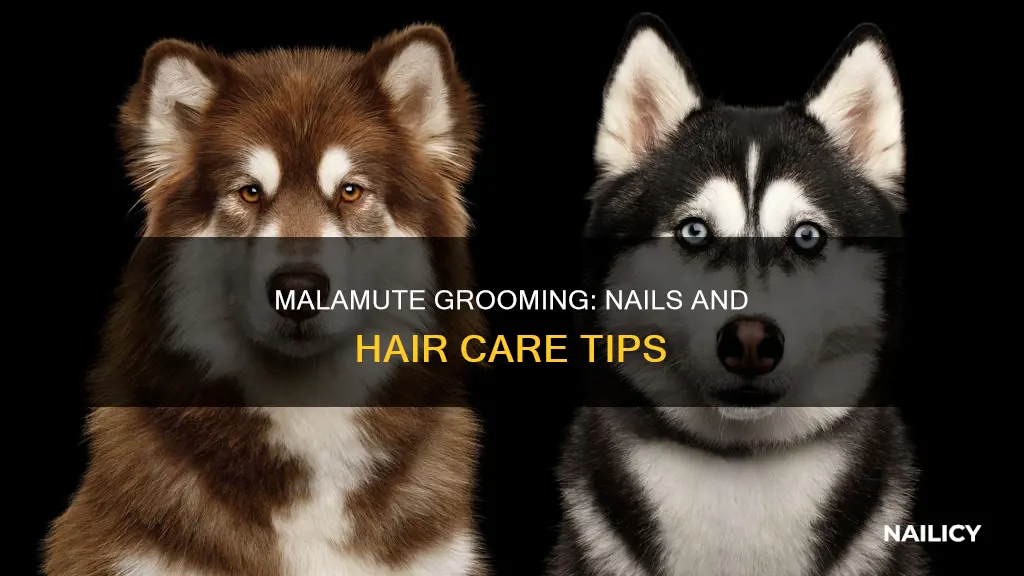 should you cut your alaskan malamutes hair nails