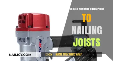 Drilling Holes Before Nailing Joists: Essential or Optional?