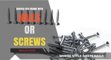 Nails vs. Screws: Which is Best for Framing Projects?