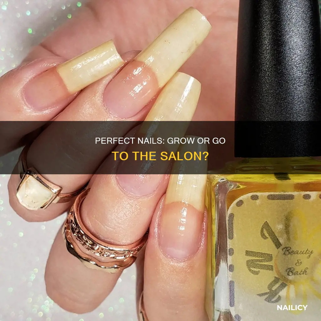 should you grow your nails for the nail salon