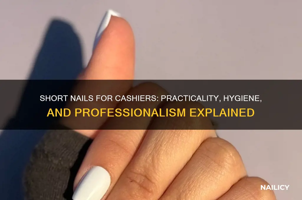 should you have short nails as a cashier