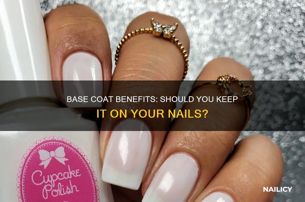 should you keep a base coat on nails
