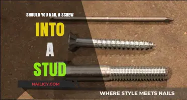 Nailing a Screw into a Stud: Smart Move or Costly Mistake?