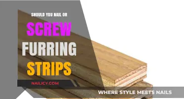 Nails vs. Screws: Best Choice for Installing Furring Strips