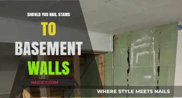 Nailing Stairs to Basement Walls: Pros, Cons, and Best Practices