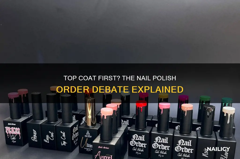 should you put a top coat on before nail polish