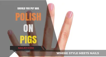 Painting Pigs: The Surprising Truth About Nail Polish and Swine