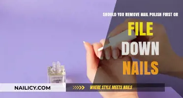The Perfect Manicure: File or Remove Polish First?