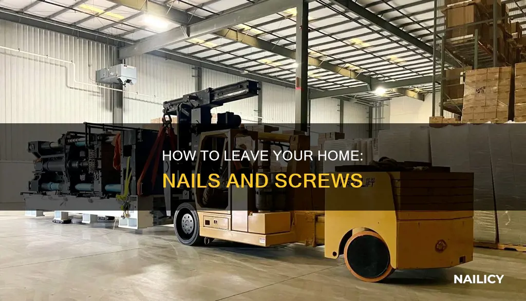 should you remove nails and screws when you move