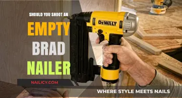 Should You Shoot an Empty Brad Nailer? Risks and Best Practices
