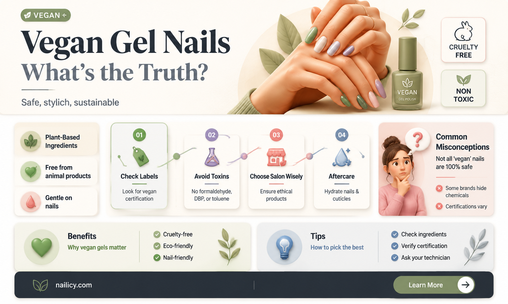 are gel nails vegan
