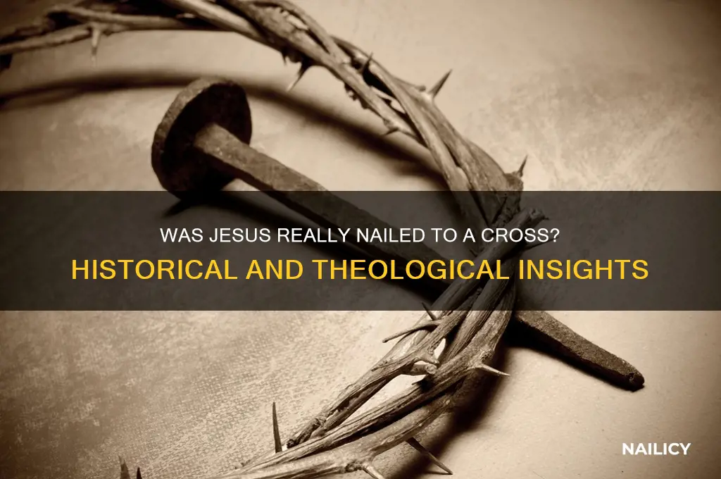was jesus teally nailed to a cross