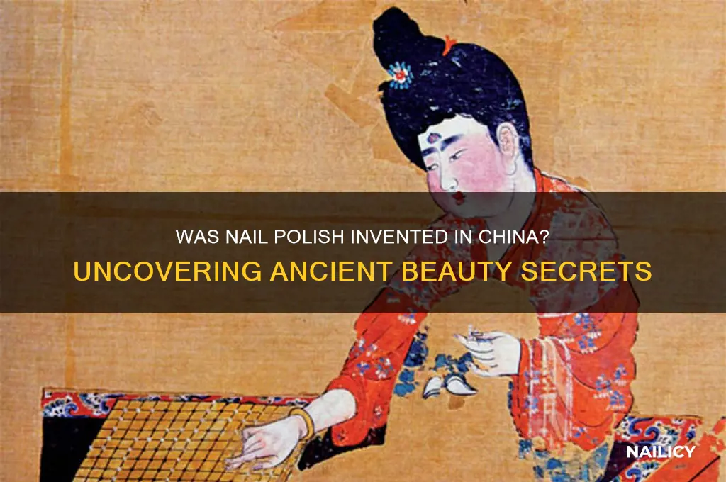 was nail polish invented i china