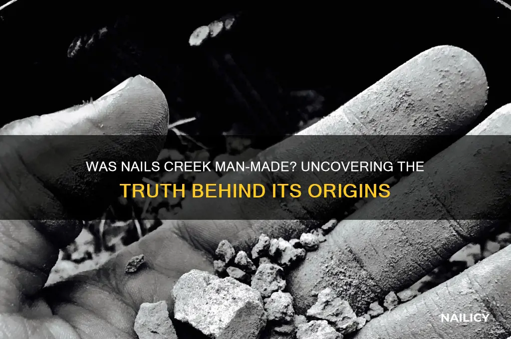 was nails creek man made