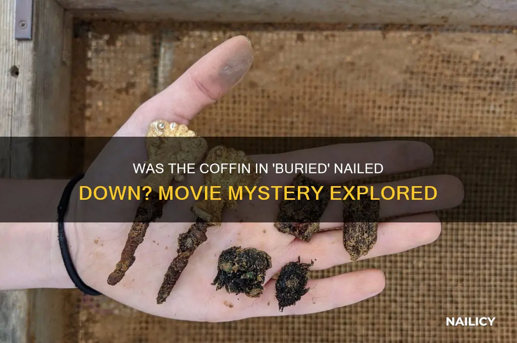 was the coffin in buried nailed down movie
