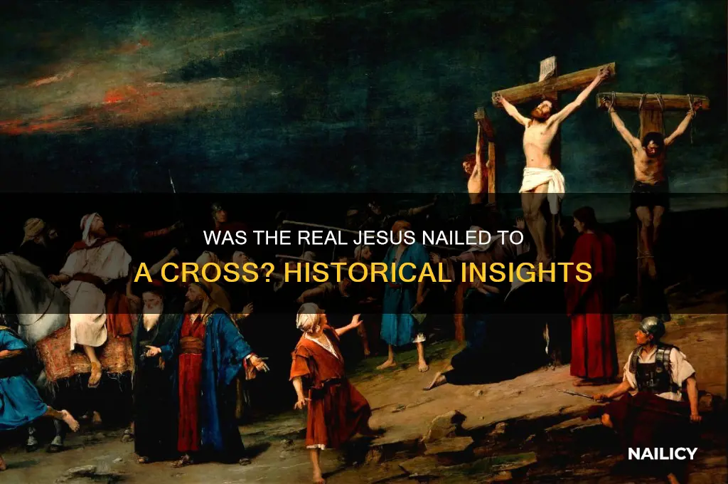 was the real jesus nailed to a cross