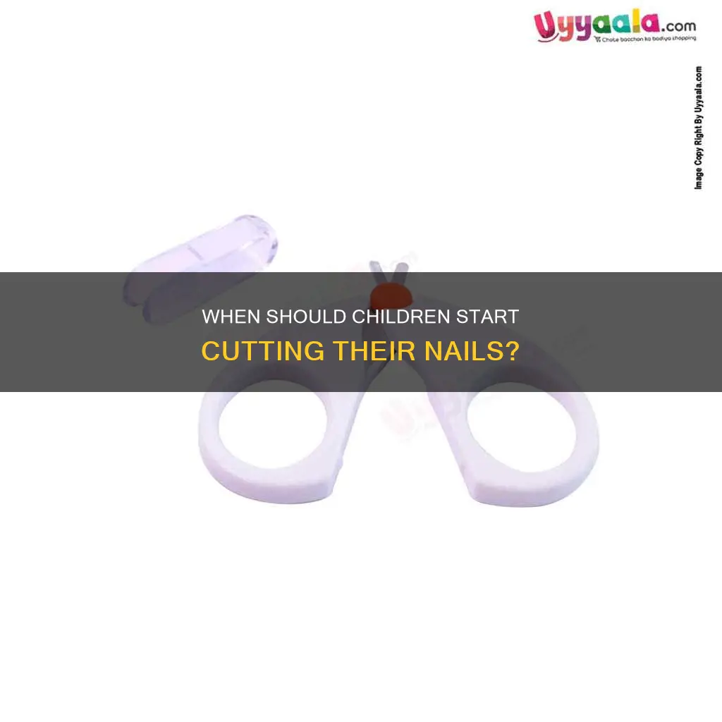 what age should a child cut their own nails