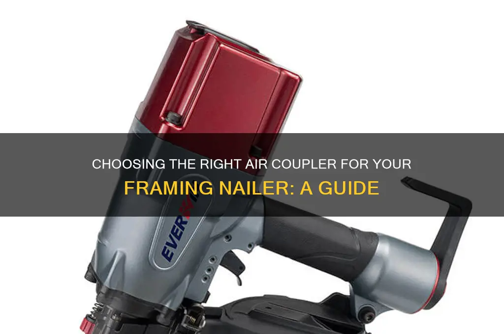 what air coupler do i need framing nailer