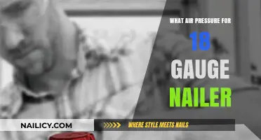 Optimal Air Pressure Settings for Efficient 18 Gauge Nailer Use