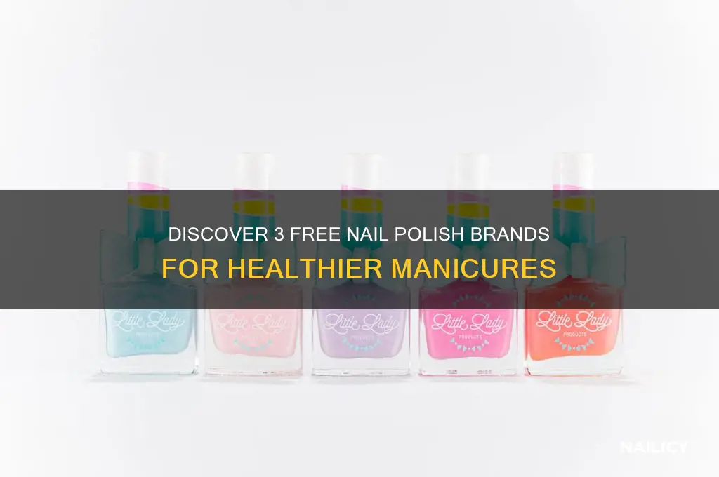 what are 3 free nail polish