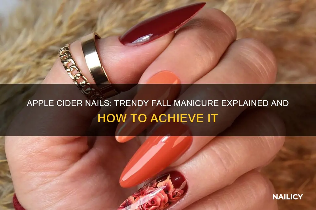 what are apple cider nails
