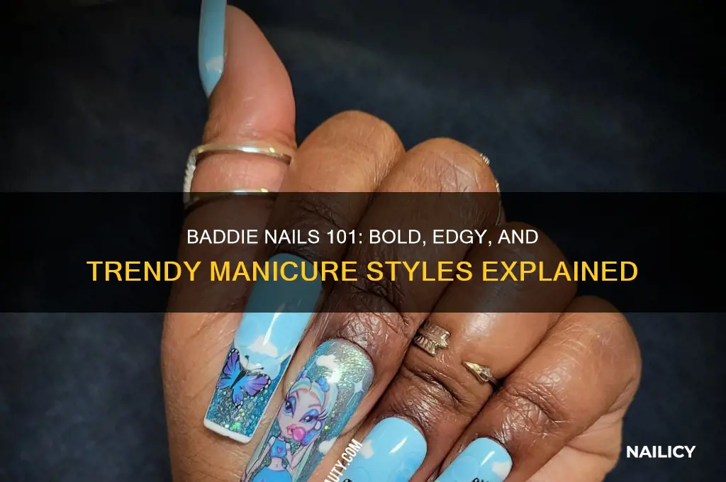 what are baddie nails