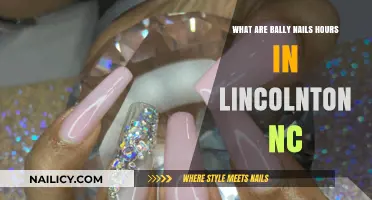 Bally Nails Lincolnton NC: Business Hours and Service Details