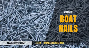 Boat Nails Explained: A Guide to Their Purpose and Uses