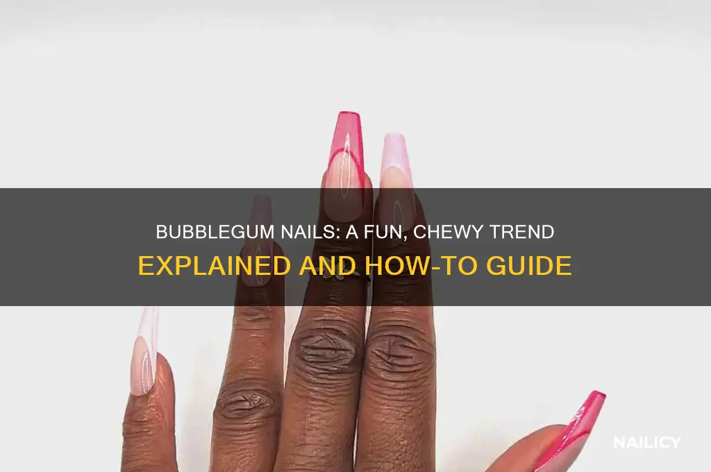 what are bubblegum nails