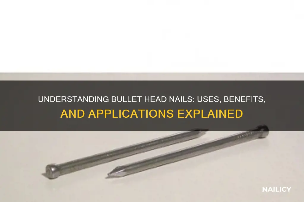 what are bullet head nails