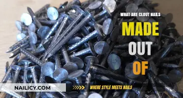 Unveiling Clout Nails: Materials and Composition Explained in Detail