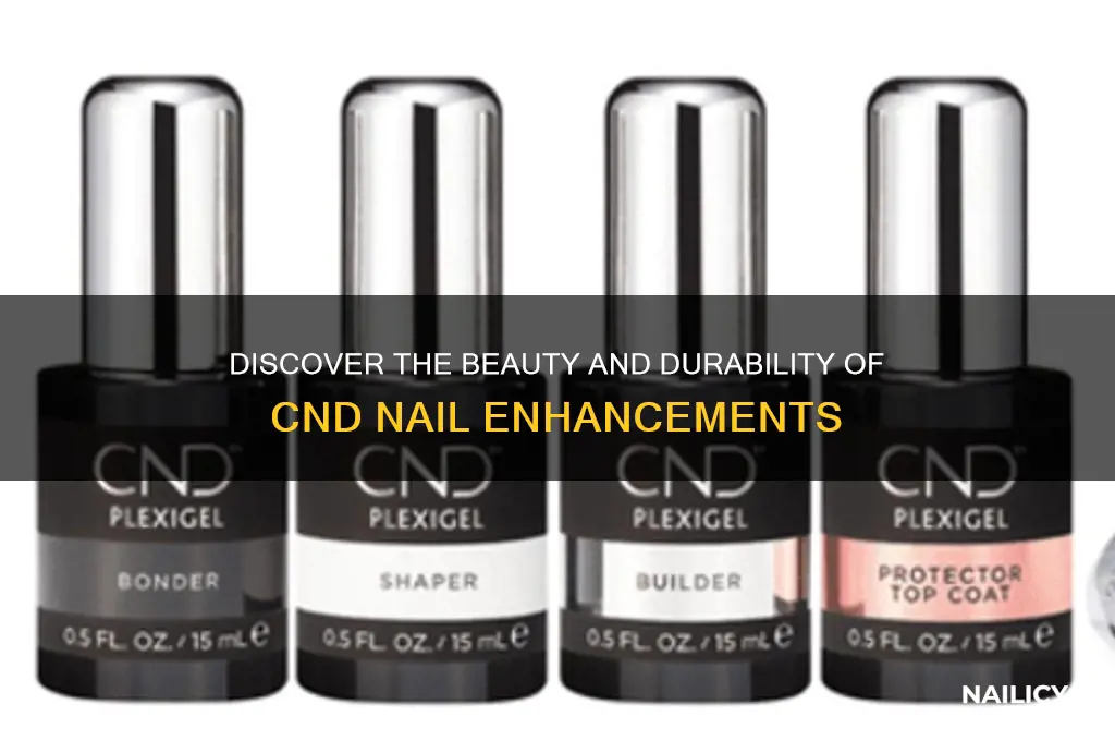 what are cnd nail enhancements