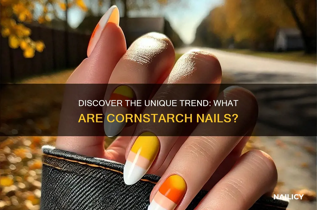 what are cornstarch nails