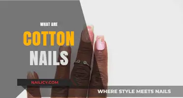 Discover the Trendy Cotton Nails: A Soft, Textured Manicure Style