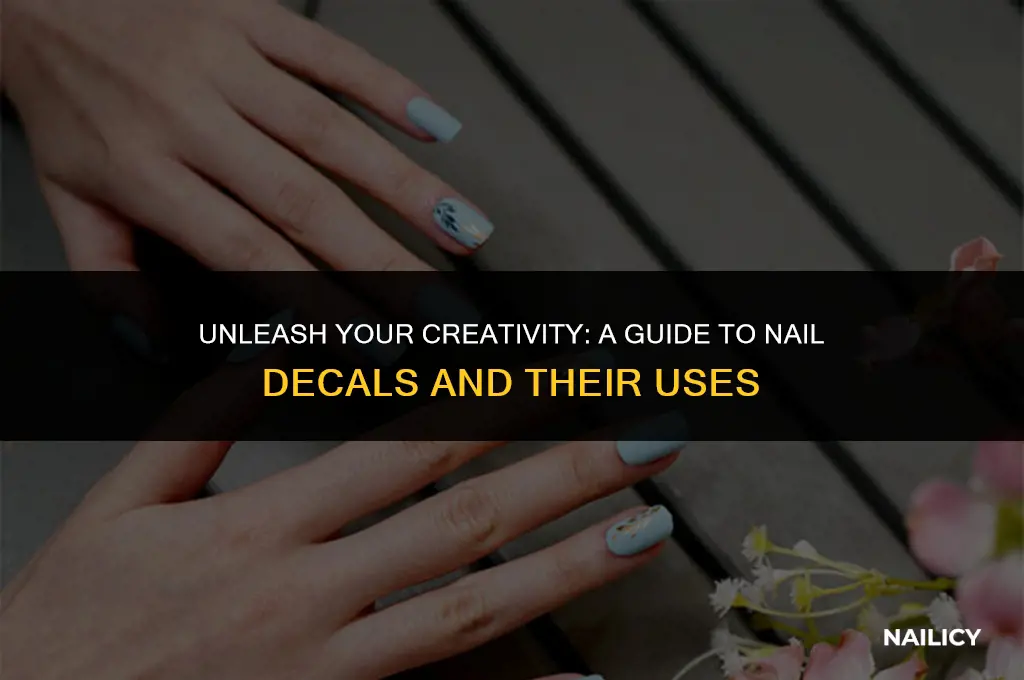 what are decals for nails