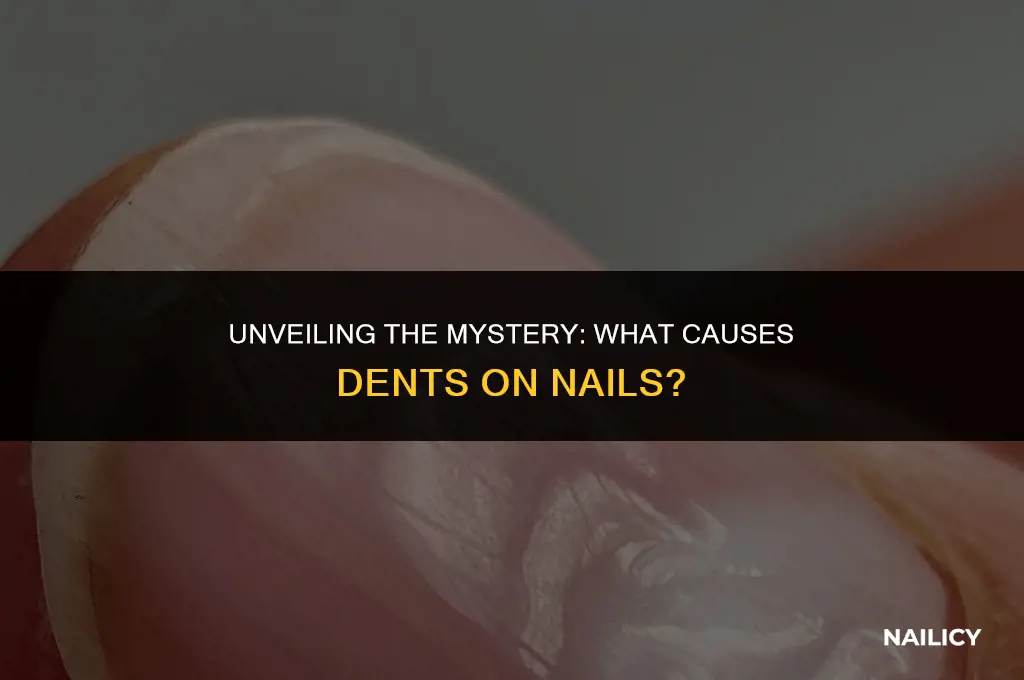 what are dents on nails
