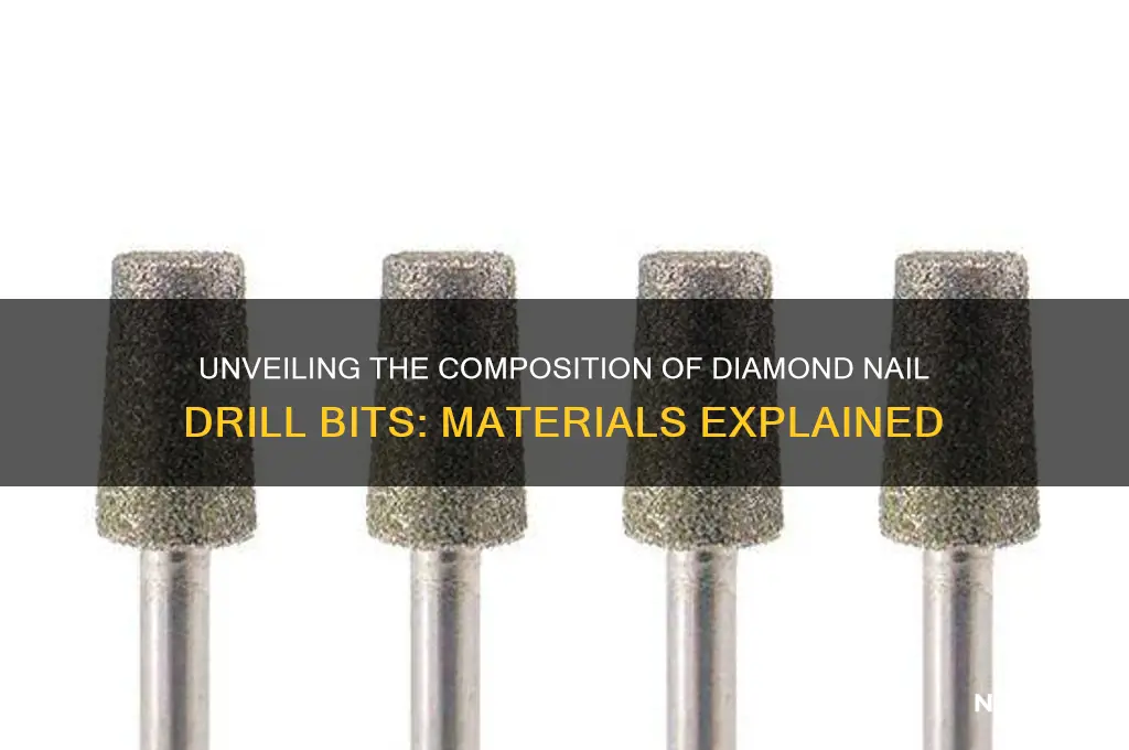 what are diamond nail drill bits made of