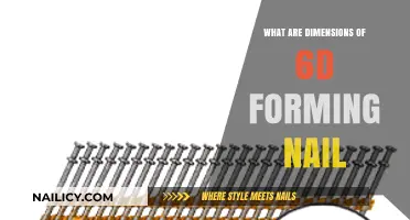 Understanding the Dimensions of 6D Forming Nails: A Comprehensive Guide