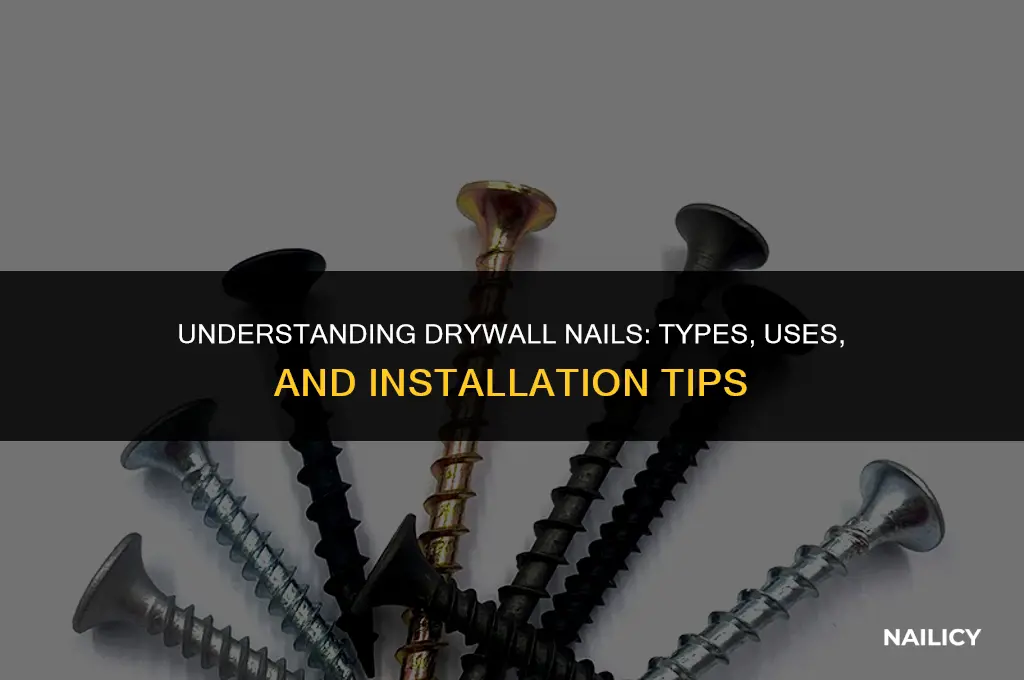 what are drywall nails