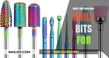 Understanding Nail Drill Bits: Functions and Uses for Each Type