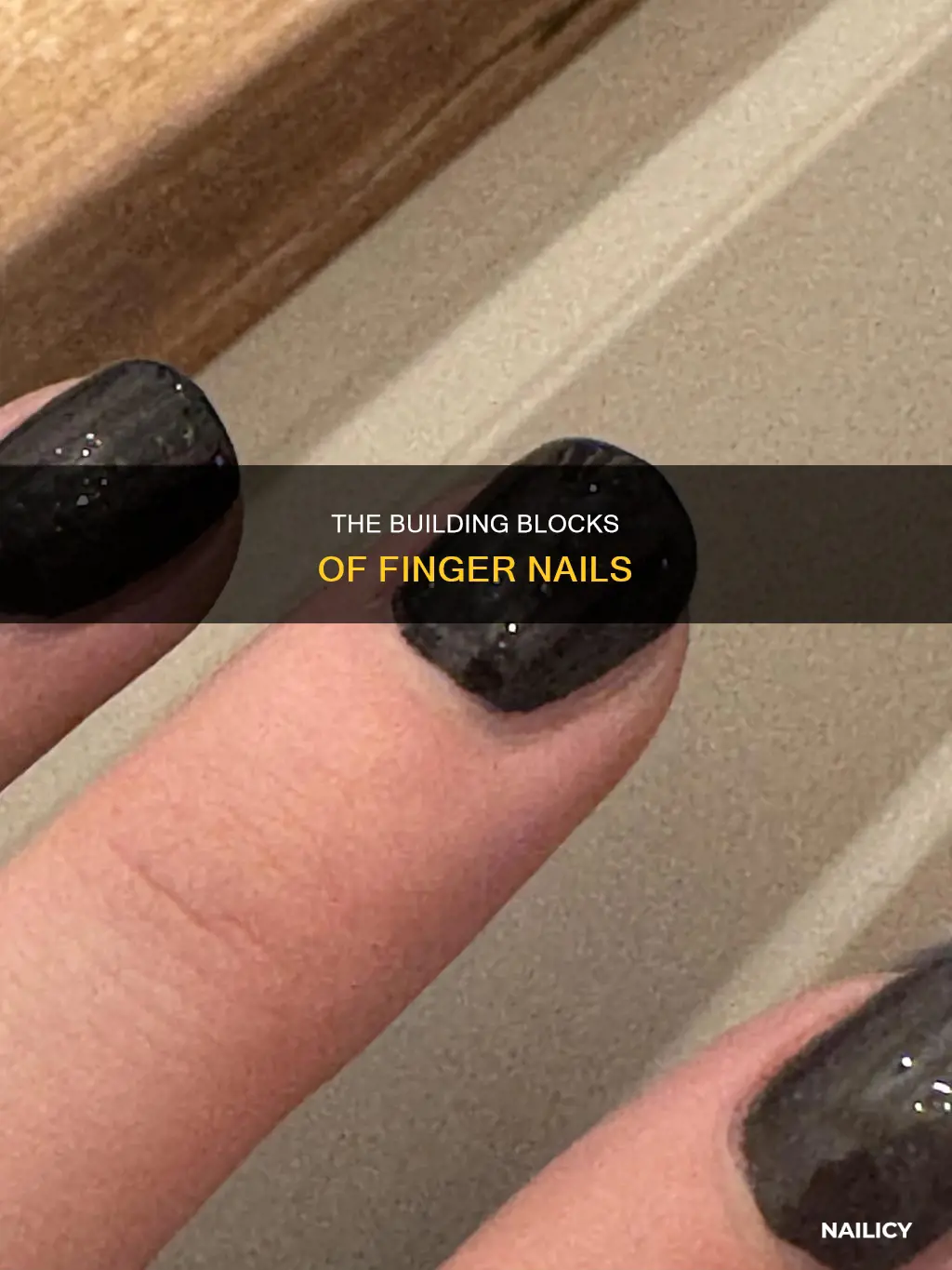 what are finger nails made off