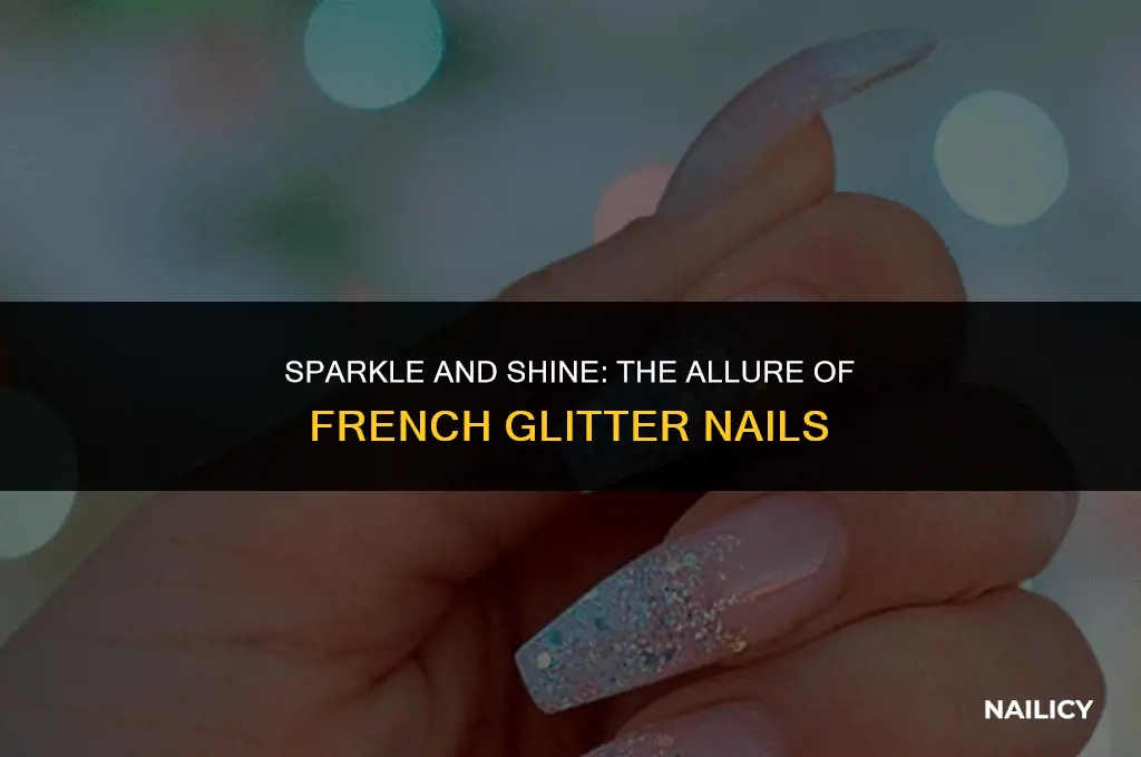 what are french glitter nails