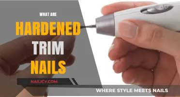 Trim Nails: Hardened Steel for Woodworking